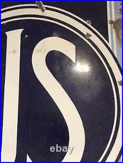 96 x 24 US Tires Porcelain Sign WOW 8' Footer