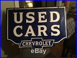 Chevrolet Used Car Porcelain Sign