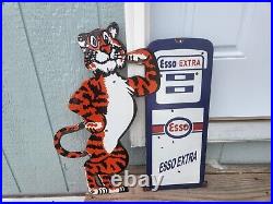 Esso porcelain gasoline signs