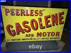 Ford Autolene Motor Oil Porcelain Flange Sign