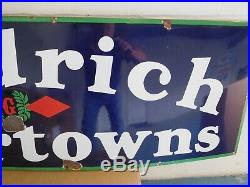 Goodrich Silvertowns Porcelain Sign