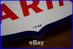 Mobil Marine Porcelain Sign 6' Gas Oil Service Station 1946 VERY RARE Condition