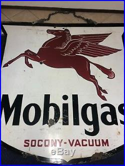 Mobilgas with Pegasus Socony-Vacuum Porcelain Sign