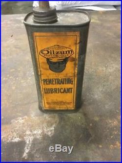 Oilzum Oil Can Add To Porcelain Sign Collection Rare