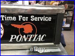 Pontiac Clock, Not Porcelain, Gas And Oil, Chevrolet And Ford
