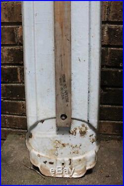 Prestone Anti Freeze 36 Gas Oil Porcelain Metal Thermometer Vintage 1940's