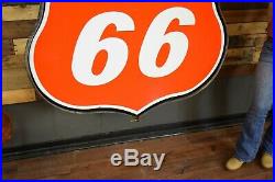 REAL PHILLIPS 66 MINTY Porcelain Sign 2 sided in RING Gas Oil Station Will Ship