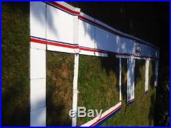 Rare Offering porcelain gas station facade panels in great condition