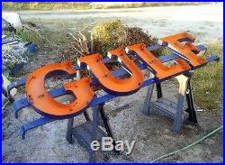 Rare Original 8ft Gulf Gas Oil Porcelain Neon Sign