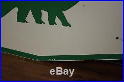 Sinclair DINO Motor Oil Porcelain 7 Foot Sign WILL SHIP Gas Station Advertising