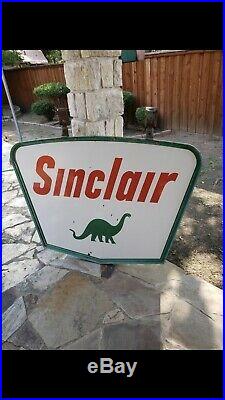 Sinclair Porcelain Sign Dino Original
