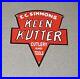 Vintage 12 Kleen Kutter E C Simmons Cutlery Porcelain Sign Car Gas Auto Oil