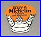 Vintage 12 Michelin Man Tires Porcelain Sign Car Gas Auto Oil