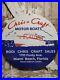 Vintage Chris Craft Porcelain Sign 30 Miami Florida Motor Boat Dealer Gas Oil