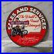 Vintage Harley Davidson Gasoline Porcelain Sign Gas Oil Petroleum Motor Pump 2