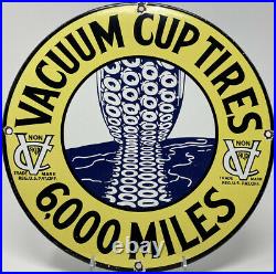Vintage Michelin Tires Porcelain Sign Bibendum Motorcycle Gas Station Motor Oil