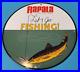 Vintage Rapala Fishing Lures Porcelain Saltwater Reels Boat Sales Tackle Sign