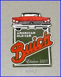 Vintage Rare 14 Buick Electra Porcelain Sign Car Gas Oil Truck Automobile