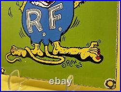 Vintage Rat Fink Porcelain Sign, Hot Rod, Ed Big Daddy Roth, Gas, Oil, Ford