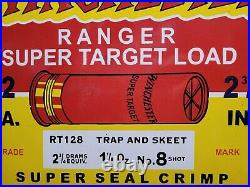 Vintage Winchester Porcelain Sign 30 Gas Oil Ranger Trap Skeet Gun Ammo Hunting